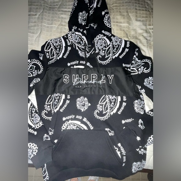 Supply and Demand Black Pullover hoodie - Picture 2 of 3